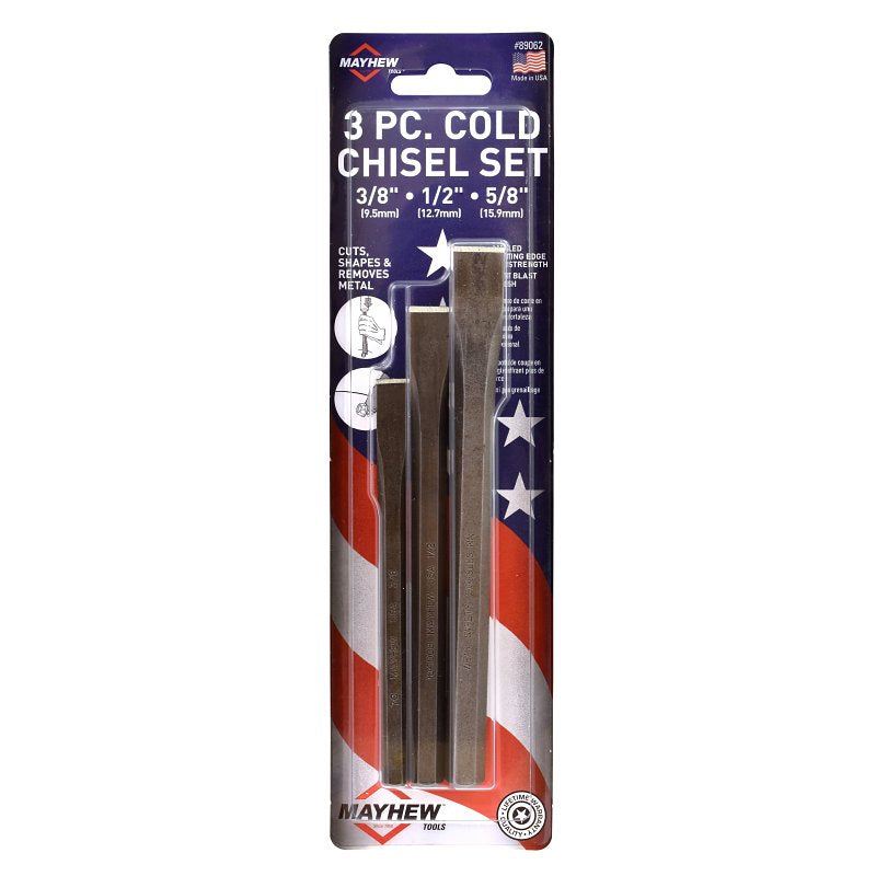 MAYHEW TOOLS Mayhew 89062 Cold Chisel Set, 3-Piece