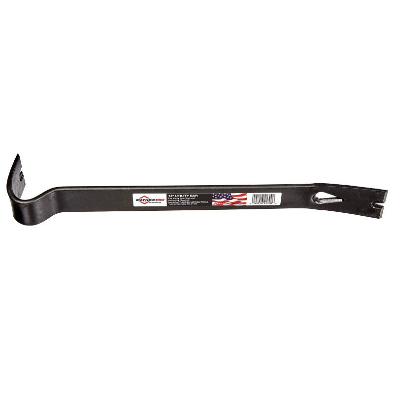 MAYHEW TOOLS Mayhew 41300 Double Utility Bar Nail Puller, 14 in L, Steel, Black, 8 in W PAINT MAYHEW TOOLS