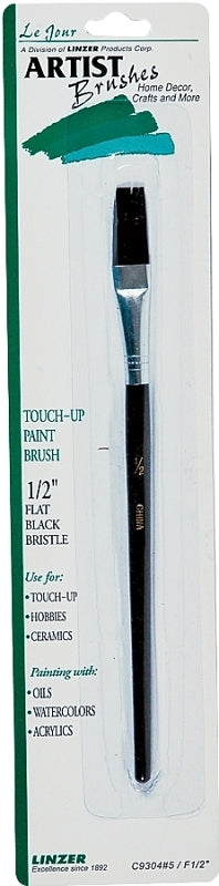 LINZER Linzer C9304#5 Artist Paint Brush, #5 Brush, 1/2 in L Trim, Wood Handle PAINT LINZER   