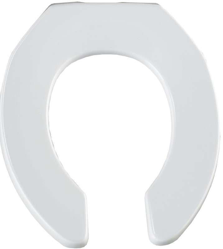 BEMIS Bemis M955C-000 Toilet Seat, Round, Plastic, White, Sta-Tite Hinge PLUMBING, HEATING & VENTILATION BEMIS