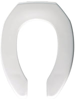 MAYFAIR Mayfair 1955CT-000 Toilet Seat, Elongated, Plastic, White PLUMBING, HEATING & VENTILATION MAYFAIR