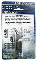 EAZYPOWER Eazypower 88245 1-Way Screw Remover, #10 Bolt/Screw, HSS TOOLS EAZYPOWER