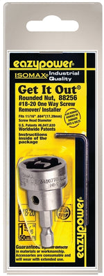 EAZYPOWER Eazypower 88256 1-Way Screw Remover, #18 to #20 Bolt/Screw, HSS TOOLS EAZYPOWER
