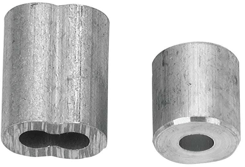 CAMPBELL CHAIN Campbell B7675444 Cable Ferrule and Stop Set, 3/16 in Dia Cable, Aluminum HARDWARE & FARM SUPPLIES CAMPBELL CHAIN