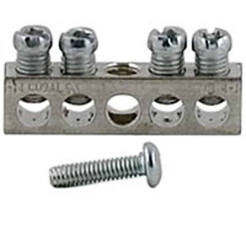 SQUARE D Square D PK4GTACP Ground Bar Kit, 4 -Terminal, Aluminum