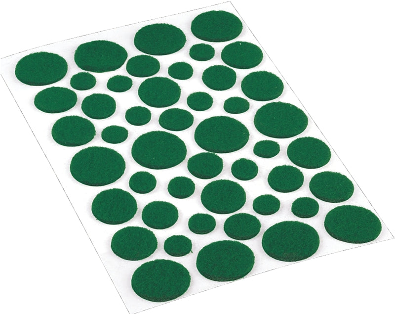 SHEPHERD Shepherd Hardware 9423 Protective Pad, Felt Cloth, Green, Round HARDWARE & FARM SUPPLIES SHEPHERD
