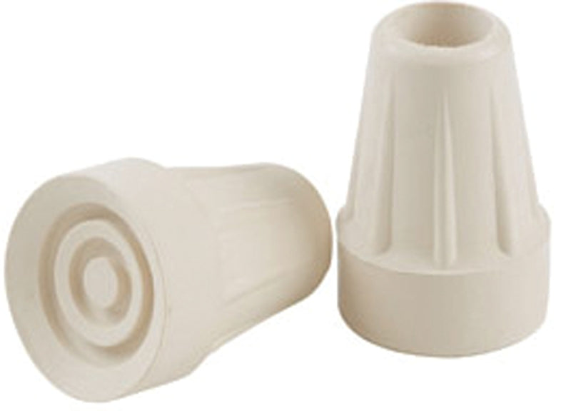 SHEPHERD Shepherd Hardware 9742 Crutch Tip, Round, Rubber, Off-White, 7/8 in Dia