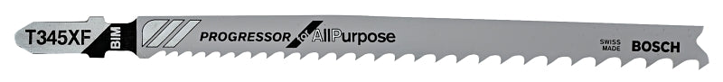 BOSCH Bosch T345XF3 Jig Saw Blade, 0.39 in W, 5-1/4 in L, 5/10 TPI, 3/PK TOOLS BOSCH