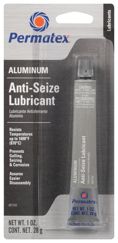 PERMATEX Permatex 81343 Anti-Seize Lubricant, 1 oz Tube, Paste AUTOMOTIVE PERMATEX