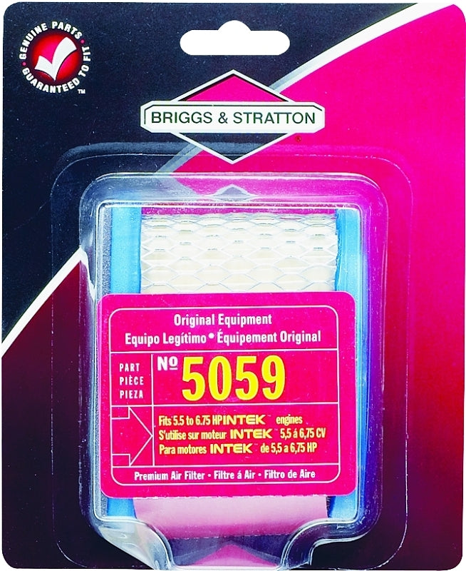 BRIGGS & STRATTON Briggs & Stratton 5059K Air Filter with Pre-Cleaner, Paper Filter Media OUTDOOR LIVING & POWER EQUIPMENT BRIGGS & STRATTON