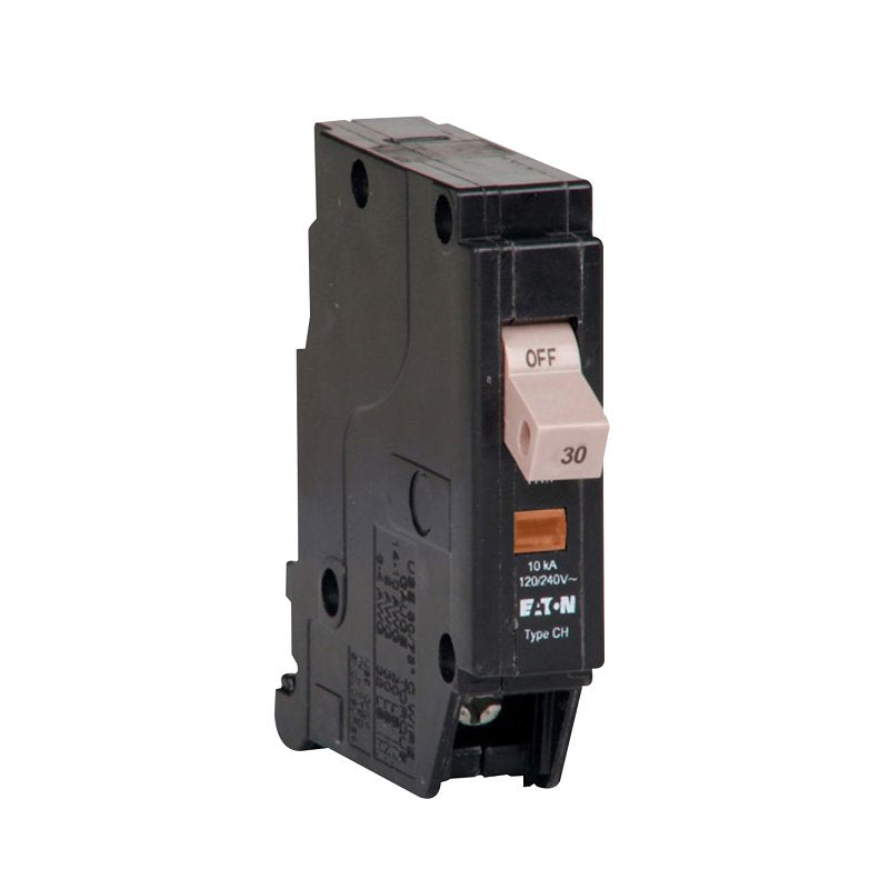 CUTLER-HAMMER Cutler-Hammer CH Series CHF130 Circuit Breaker, 30 A, 1-Pole, 120/240 V, Plug
