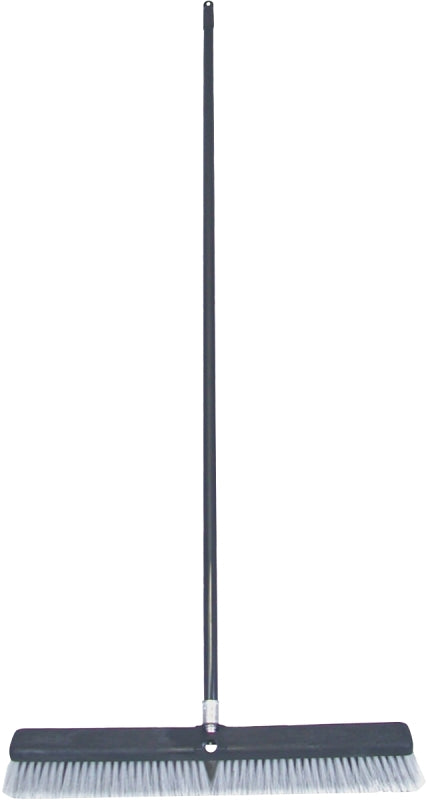 BIRDWELL CLEANING Birdwell 4025-4 Contractor Push Broom, 24 x 2-5/8 x 7/8 in Block, Gray Bristle, 3 in L Trim CLEANING & JANITORIAL SUPPLIES BIRDWELL CLEANING
