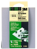 3M 3M 916 Sanding Sponge, 5-1/2 in L, 4-1/2 in W, 180 Grit, Extra Fine PAINT 3M