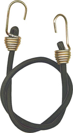 KEEPER Keeper 06180 Bungee Cord, 13/32 in Dia, 24 in L, Rubber, Black, Hook End AUTOMOTIVE KEEPER