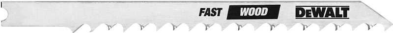 DEWALT DEWALT DW3700H Jig Saw Blade, 6 TPI, 1/4 in W, 4 in L