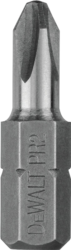 DEWALT DEWALT DW2004BL Insert Bit Tip, #2 Drive, Phillips Drive, 1/4 in Shank, Hex Shank, 1 in L, Steel, 100/PK