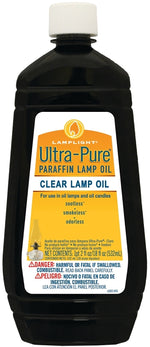 LAMPLIGHT Lamplight 60014 Lamp Oil, Odorless, Sootless, Smokeless, Specifications: 18 oz HOUSEWARES LAMPLIGHT
