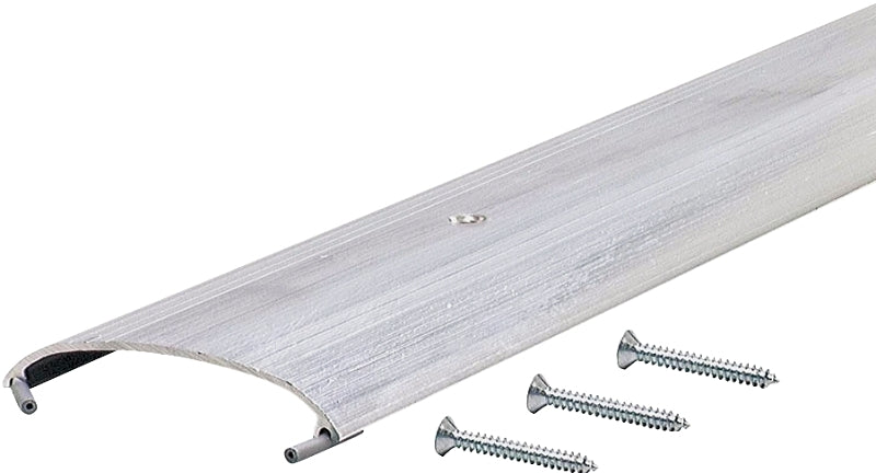 M-D M-D TH008 Series 79996 Dome Top Threshold, 36 in L, 3-1/2 in W, Low Profile, Aluminum, Silver