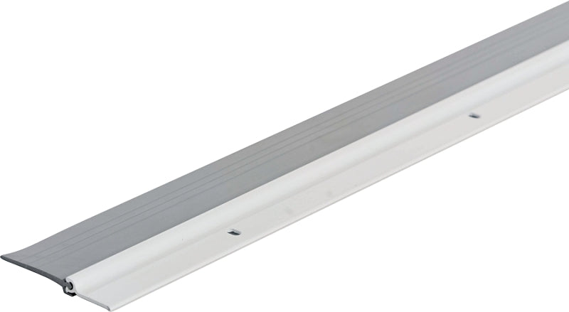 M-D M-D 69644 Door Sweep, Aluminum Flange, Vinyl Insert, 36 in L, 2-1/4 in W