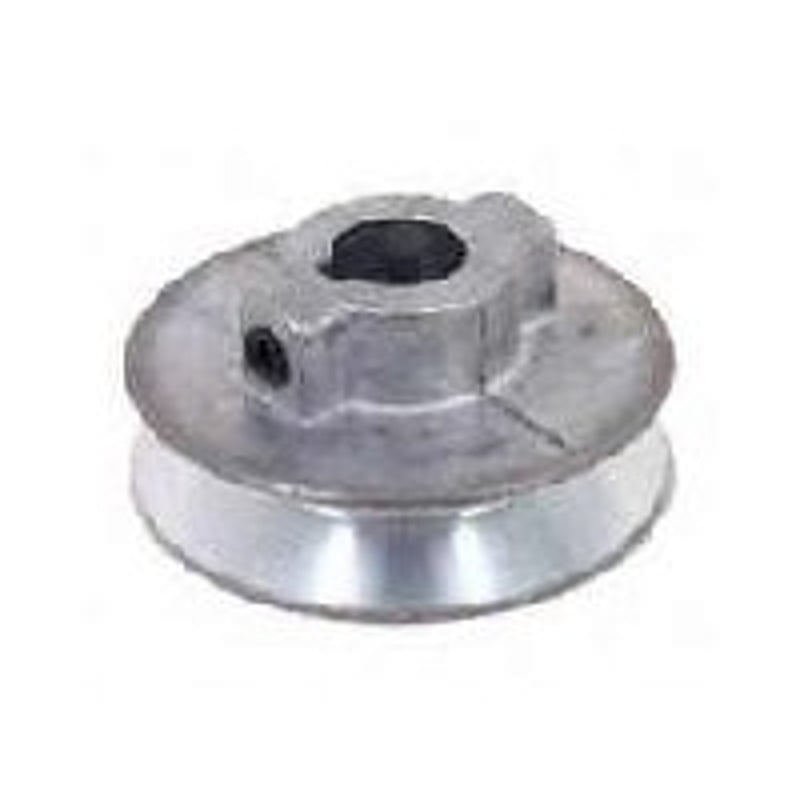 CHICAGO DIE CASTING Cdco 150A V-Groove Pulley, 1/2 in Bore, 1-1/2 in OD, 1-1/2 in Dia Pitch, 1/2 in W x 11/32 in Thick Belt, Zinc TOOLS CHICAGO DIE CASTING