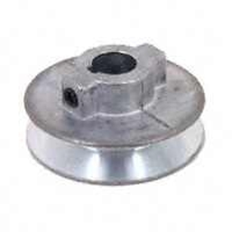 CHICAGO DIE CASTING Cdco 400A-5/8 V-Groove Pulley, 5/8 in Bore, 4 in OD, 3-3/4 in Dia Pitch, 1/2 in W x 11/32 in Thick Belt, Zinc
