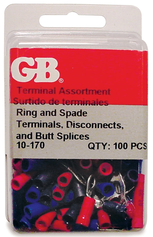 GB Gardner Bender 10-170 Terminal Kit, 22 to 14 AWG Wire, Assorted ELECTRICAL GB