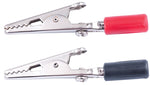 GB Gardner Bender 14-077 Alligator Clip, 7/16 in Jaw Opening, 22 to 14 AWG Wire, Vinyl Insulation, Black/Red ELECTRICAL GB
