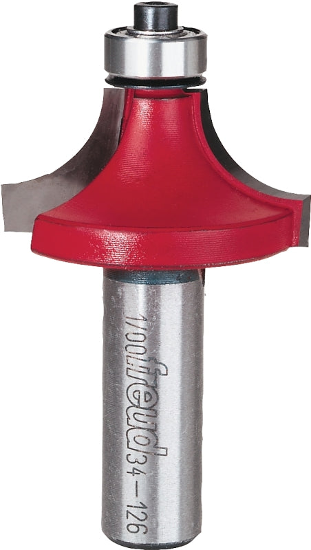 FREUD Freud 34-126 Router Bit, 1-5/8 in Dia Cutter, 2-3/4 in OAL, 1/2 in Dia Shank, 4-Cutter, Carbide