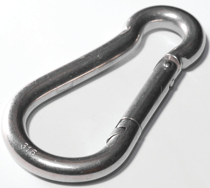 BARON Baron 2450-1/4 Spring Hook Snap Link, 5/16 in Snap Opening, 2-3/8 in L Dimensions, Steel, Zinc HARDWARE & FARM SUPPLIES BARON