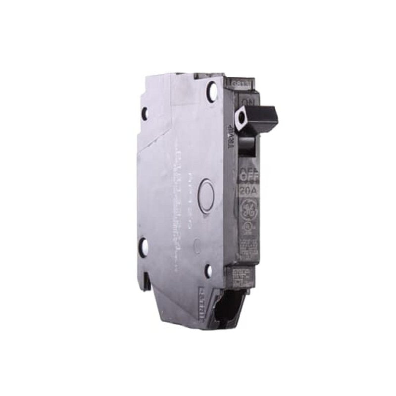 GE GE THQP120 Feeder Circuit Breaker, Type THQP, 20 A, 1-Pole, 120/240 V, Non-Interchangeable Trip, Plug
