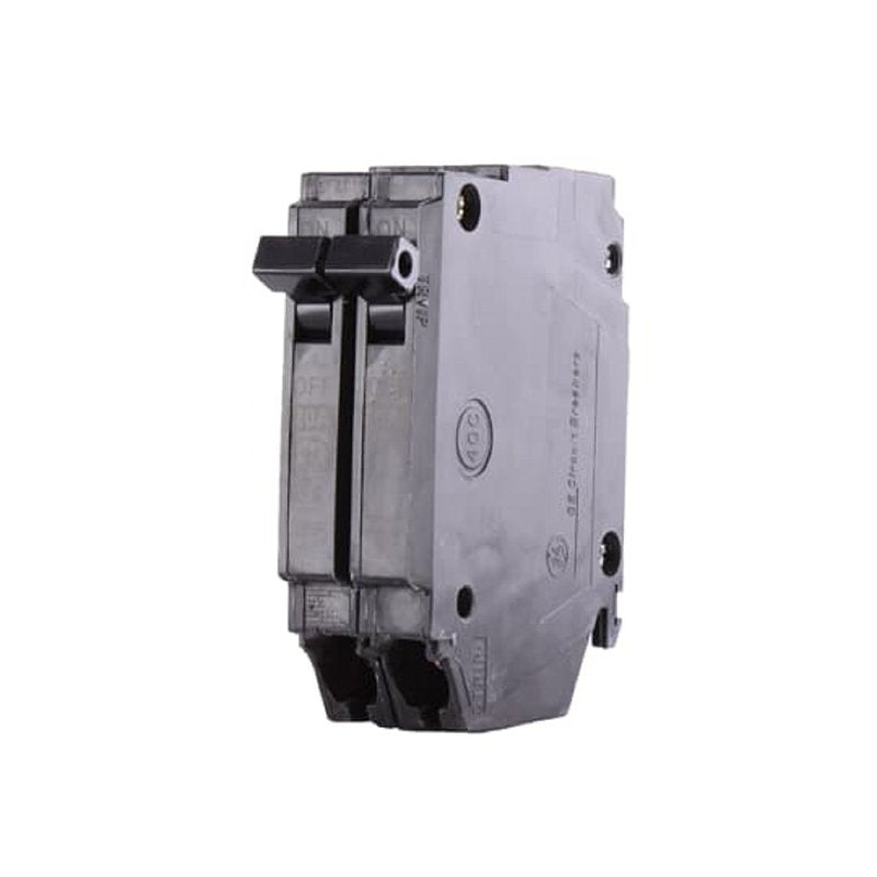 GE GE THQP220 Feeder Circuit Breaker, Type THQP, 20 A, 2-Pole, 120/240 V, Non-Interchangeable Trip, Plug