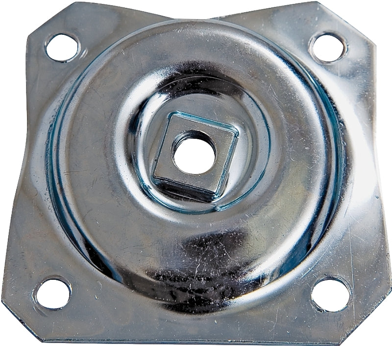 WADDELL Waddell 2752 Series Top Plate, Angled, Steel, Zinc