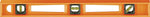 HULTAFORS Johnson 7748-O I-Beam Level, 48 in L, 3-Vial, Non-Magnetic, Foam Mold Polystyrene, Orange