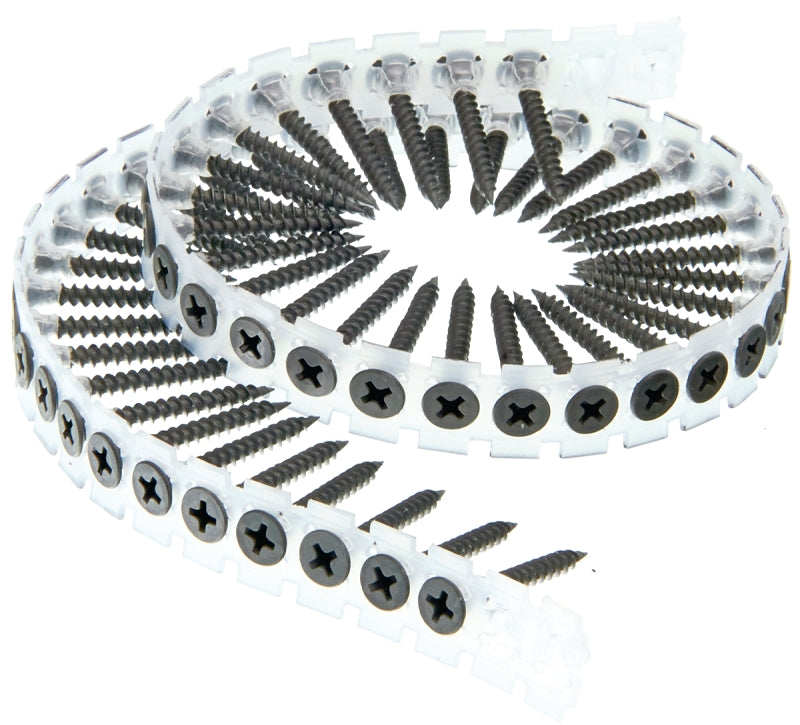 SENCO Senco 06B Series 06B125P Screw, #6 Thread, 1-1/4 in L, Bugle Head, #2 Drive, Steel, Phosphate HARDWARE & FARM SUPPLIES SENCO