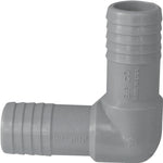 BOSHART INDUSTRIES Boshart UPPE-12 Pipe Elbow, 1-1/4 in, Insert, 90 deg Angle, Polypropylene, Gray PLUMBING, HEATING & VENTILATION BOSHART INDUSTRIES