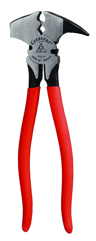 CRESCENT Crescent 193610CVSMNN-05 Fence Tool Plier, 11 AWG Cutting Capacity, 10-7/16 in OAL, 1-1/16 in L Jaw, 3-5/8 in W Jaw