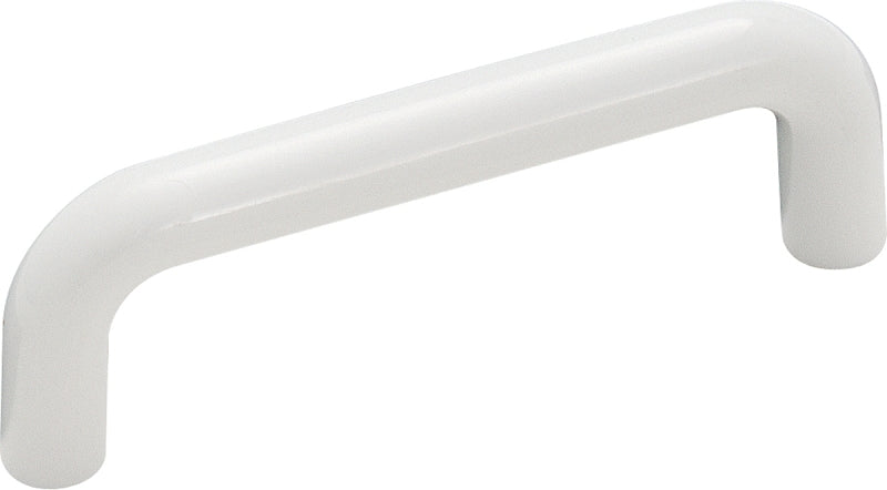 AMEROCK Amerock Everyday Heritage Series BP803PW Cabinet Pull, 3-3/8 in L Handle, 1-1/8 in Projection, Plastic, White