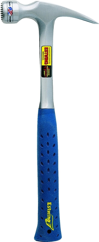 ESTWING MFG Estwing E3-22SMR Hammer, 22 oz Head, Framing, Rip Claw, Milled Head, Steel Head, 13-3/4 in OAL
