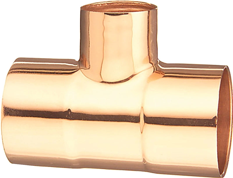 NIBCO INC. Nibco 611 Series W01690D Reducing Tee, 3/4 x 1/2 in, Sweat, Copper, 582 psi Pressure PLUMBING, HEATING & VENTILATION NIBCO INC.