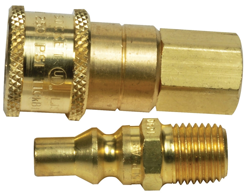 MR HEATER Mr. Heater F276190 Quick Connector, Brass, For: Propane/Natural Heaters APPLIANCES & ELECTRONICS MR HEATER
