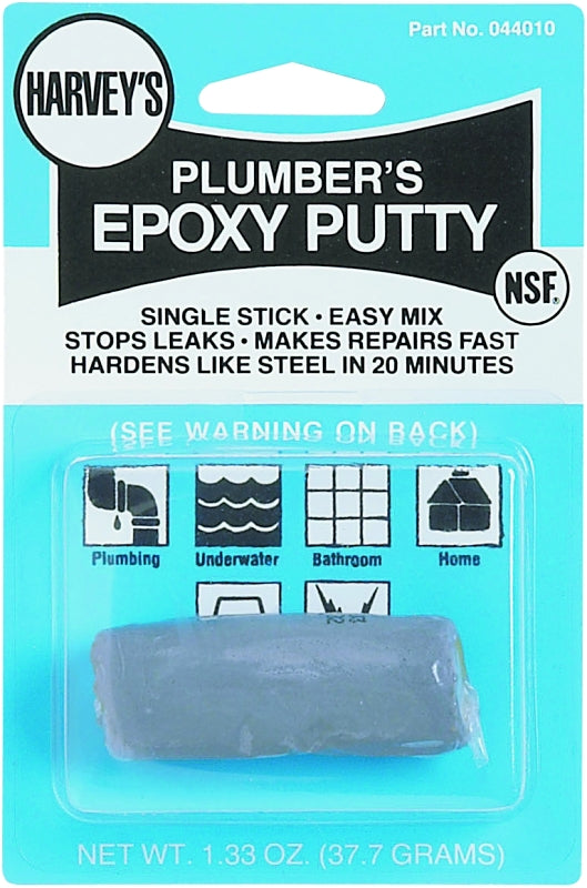 HARVEY Harvey 44010 Epoxy Putty, Solid, Beige/Gray, 1.33 oz Stick PAINT HARVEY   