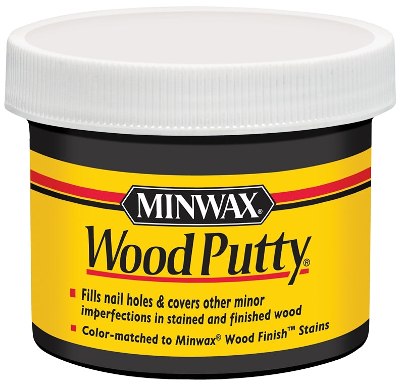 MINWAX Minwax 13618000 Wood Putty, Liquid, Ebony, 3.75 oz Jar PAINT MINWAX