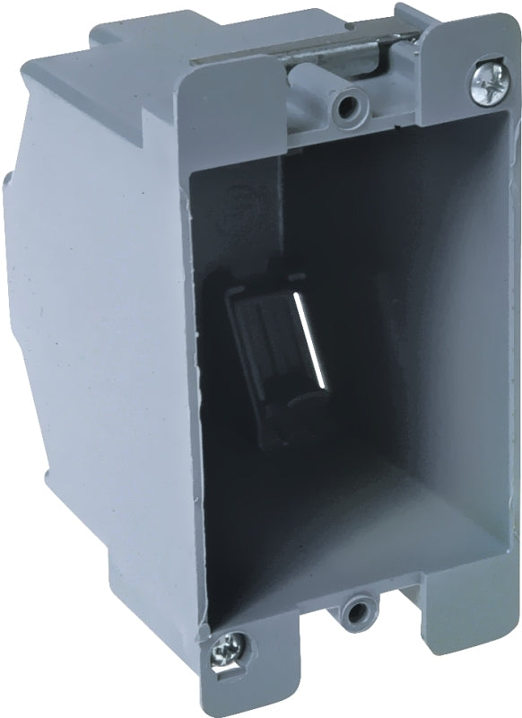 RACO Raco 7887RAC Cable Box, 1-Gang, PVC, Gray, Flush ELECTRICAL RACO