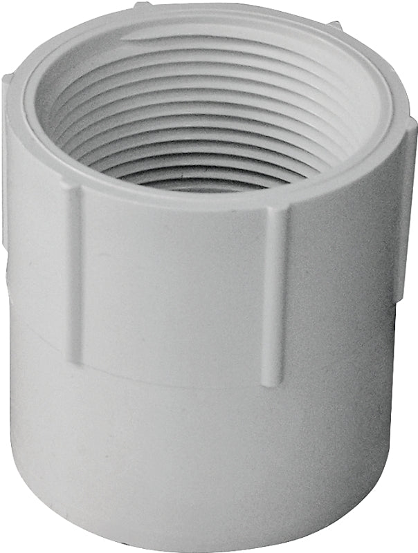 IPEX IPEX 435563 Pipe Adapter, 1-1/2 in, Socket x FPT, PVC, SCH 40 Schedule