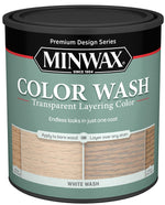 MINWAX Minwax 618604444 Wood Stain, White, Liquid, 1 qt, Can PAINT MINWAX
