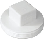 IPEX USA LLC-CANPLAS Canplas 414243BC Plug, 3 in, MNPT, PVC, White