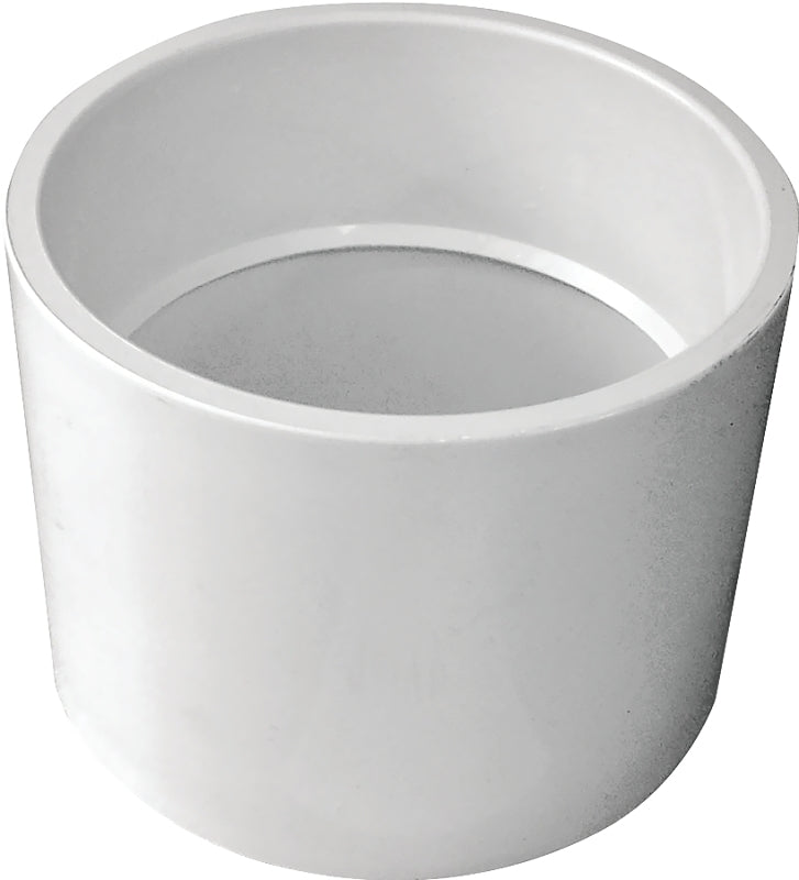 IPEX USA LLC-CANPLAS IPEX 193004 Coupling, 4 in, Hub, PVC, White, SCH 40 Schedule PLUMBING, HEATING & VENTILATION IPEX USA LLC-CANPLAS