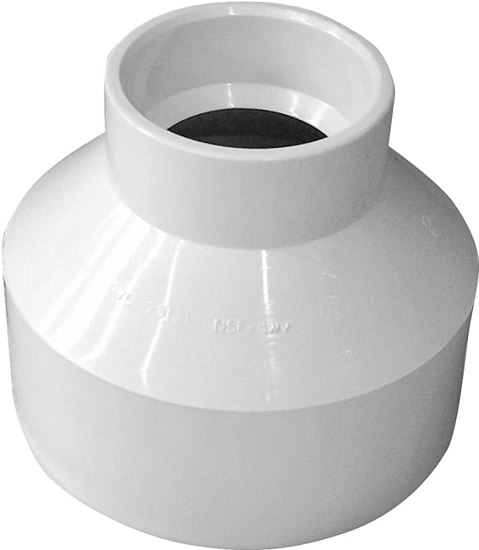 IPEX USA LLC-CANPLAS IPEX 193023 Reducing Coupling, 3 x 1-1/2 in, Hub, PVC, White, SCH 40 Schedule PLUMBING, HEATING & VENTILATION IPEX USA LLC-CANPLAS