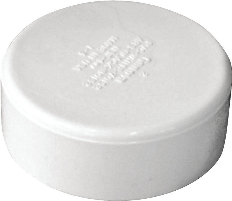 IPEX USA LLC-CANPLAS Canplas 193082 Pipe Cap, 2 in, Hub, PVC, White PLUMBING, HEATING & VENTILATION IPEX USA LLC-CANPLAS