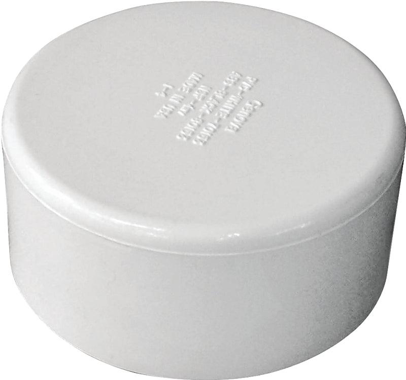 IPEX USA LLC-CANPLAS Canplas 193083S Pipe Cap, 3 in, Hub, PVC, White PLUMBING, HEATING & VENTILATION IPEX USA LLC-CANPLAS